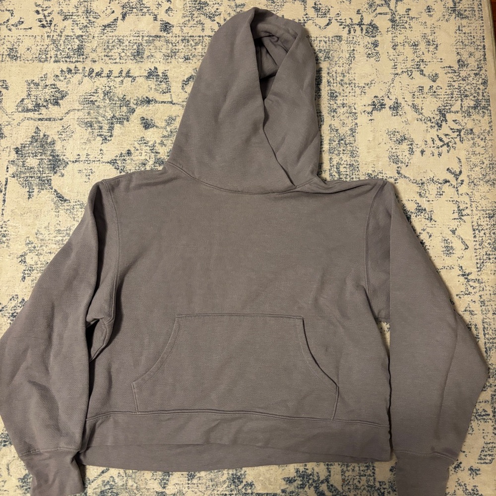 Zella Grayish Lavender Hoodie Sweatshirt